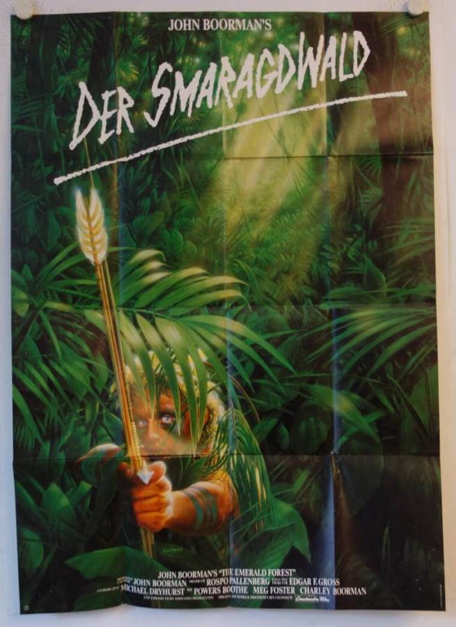 The Emerald Forest original release german double-panel movie poster